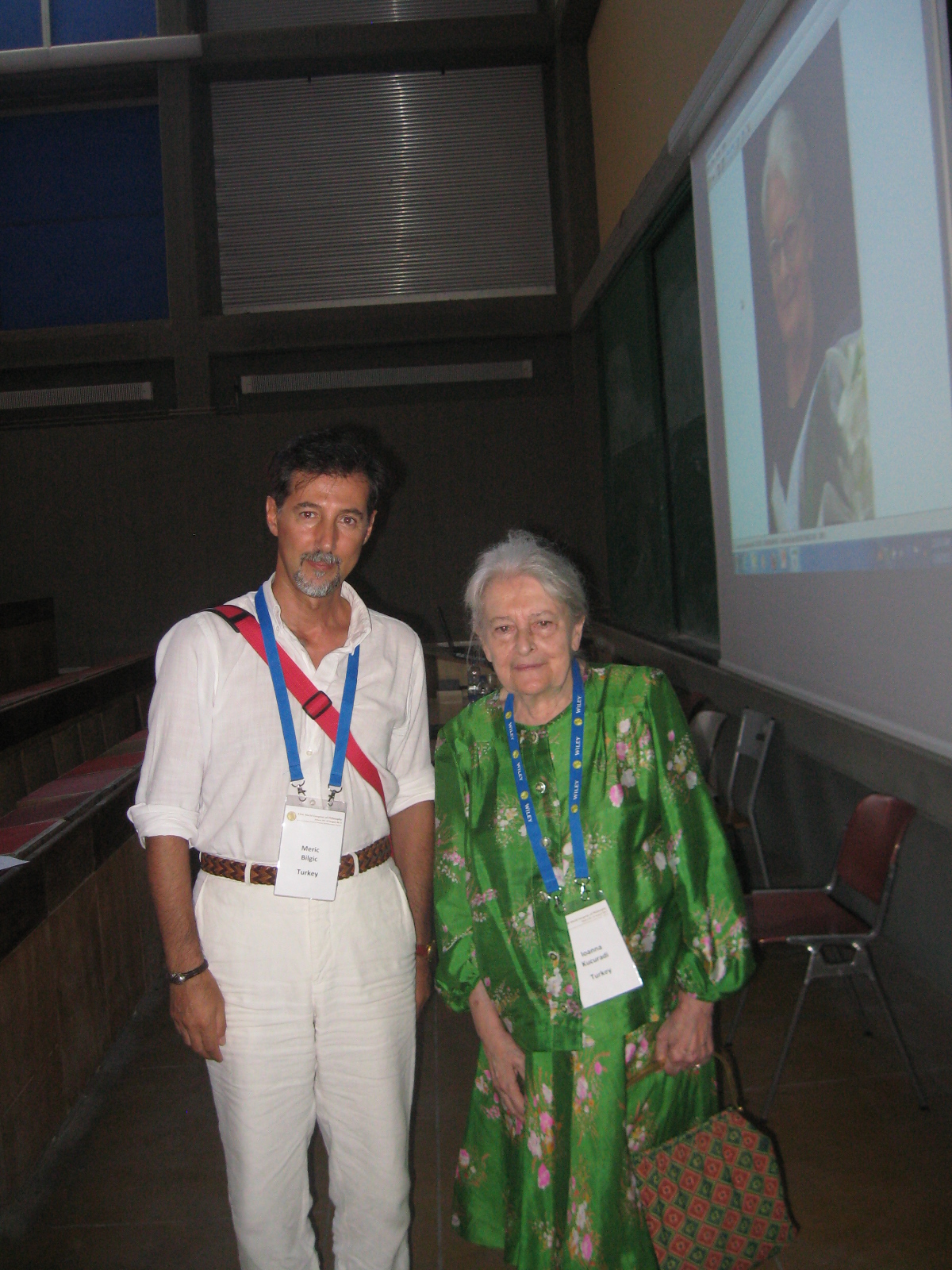 With the queen of philosophy Ioanna Kuçuradi